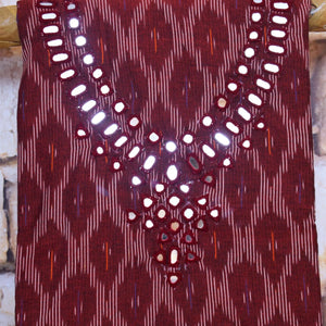 Mirror Work Cotton Kurti