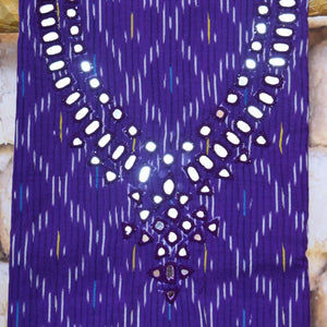 Mirror Work Cotton Kurti