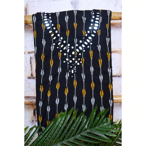 Mirror Work Cotton Kurti