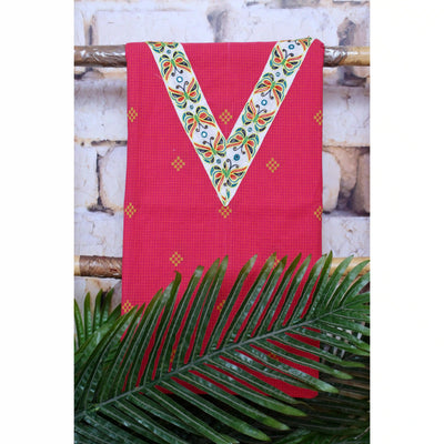 Hand Embroidered Cotton Designer Kurti - SSEthnics