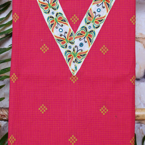 Hand Embroidered Cotton Designer Kurti - SSEthnics