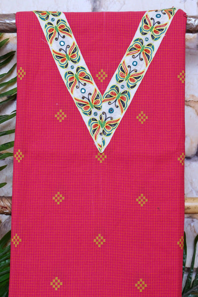 Hand Embroidered Cotton Designer Kurti - SSEthnics