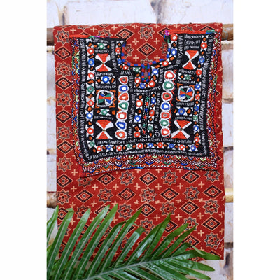 Ajrakh Kutch Old Work Kurti