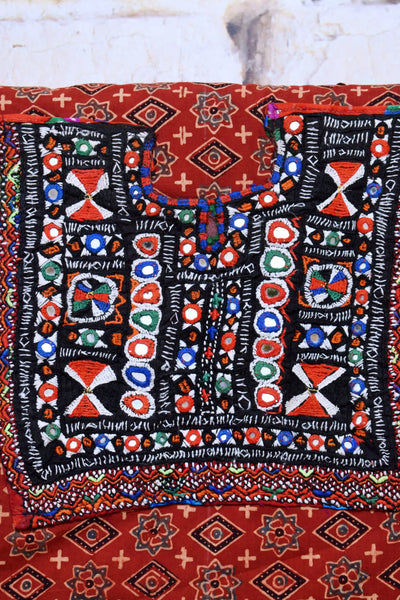 Ajrakh Kutch Old Work Kurti