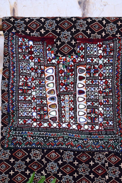 Ajrakh Kutch Old Work Kurti