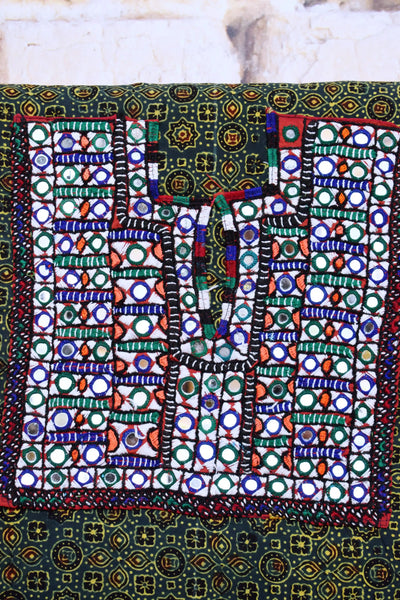 Ajrakh Kutch Old Work Kurti