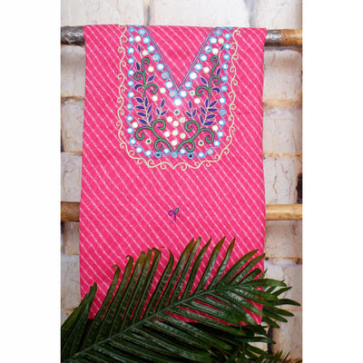 Leheriya Kota Embroidered Kurti