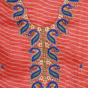 Leheriya Kota Embroidered Kurti