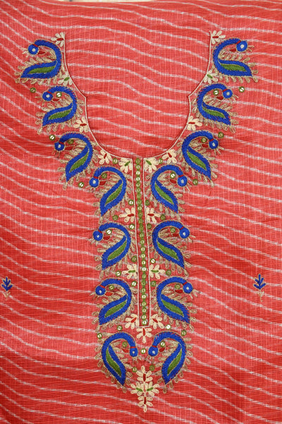 Leheriya Kota Embroidered Kurti