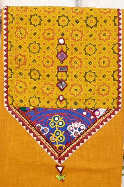 Ajrakh Kutch Vintage Patch Kurti