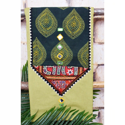 Ajrakh Kutch Vintage Patch Kurti