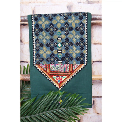 Ajrakh Kutch Vintage Patch Kurti