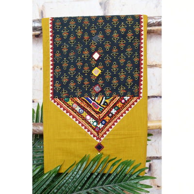 Ajrakh Kutch Vintage Patch Kurti