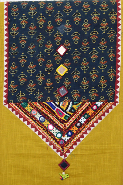 Ajrakh Kutch Vintage Patch Kurti