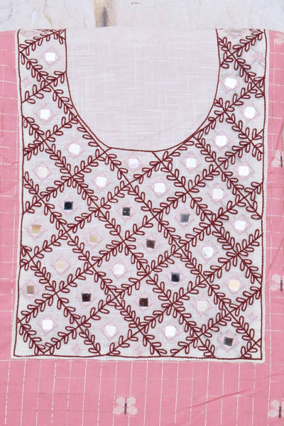 Hand Embroidered Cotton Designer Kurti - SSEthnics