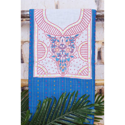 Hand Embroidered Cotton Designer Kurti - SSEthnics