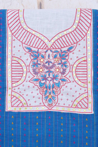 Hand Embroidered Cotton Designer Kurti - SSEthnics