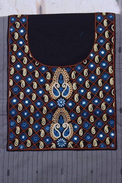 Hand Embroidered Cotton Designer Kurti - SSEthnics