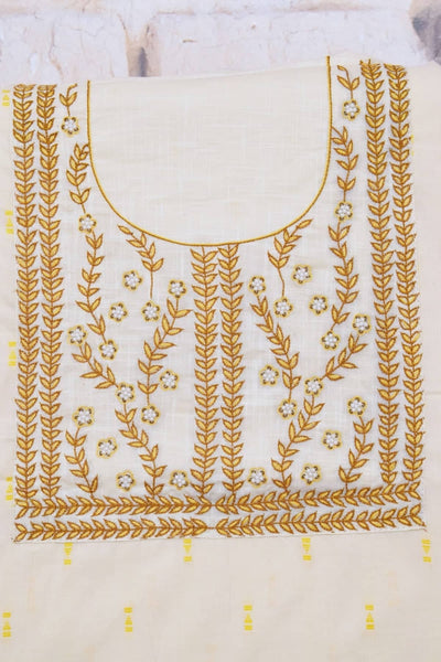 Hand Embroidered Cotton Designer Kurti - SSEthnics