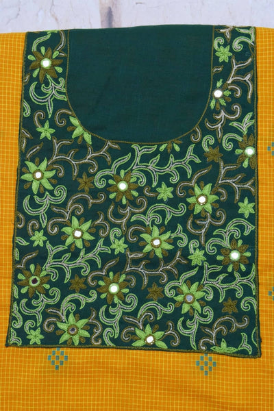 Hand Embroidered Cotton Designer Kurti - SSEthnics