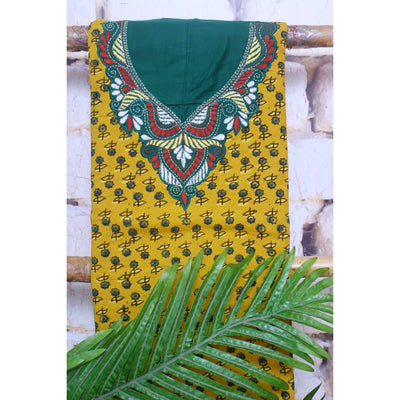 Ajrakh Kantha Hand Embroidered Kurti