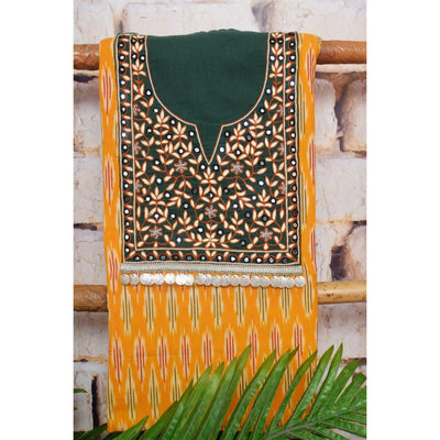 Ikat Hand Embroidered Kurti