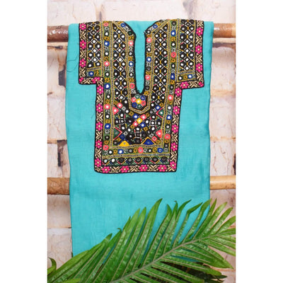 Maheshwari Silk Kutch Old Work Kurti