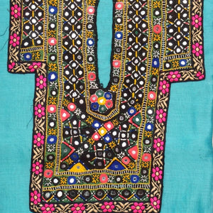 Maheshwari Silk Kutch Old Work Kurti
