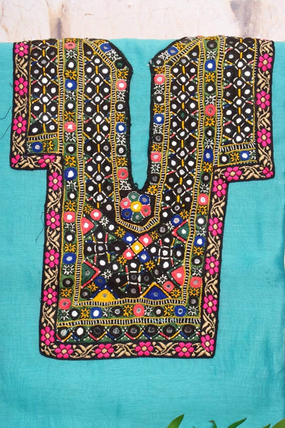Maheshwari Silk Kutch Old Work Kurti
