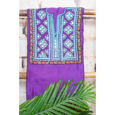 Maheshwari Silk Kutch Old Work Kurti