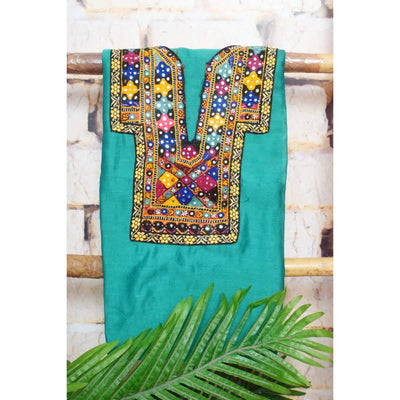 Maheshwari Silk Kutch Old Work Kurti
