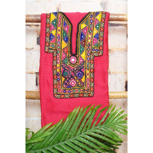 Maheshwari Silk Kutch Old Work Kurti