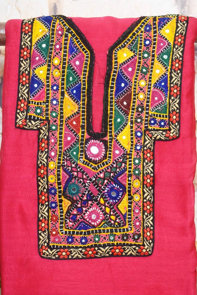 Maheshwari Silk Kutch Old Work Kurti