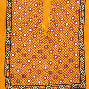 Maheshwari Silk Kutch Old Work Kurti