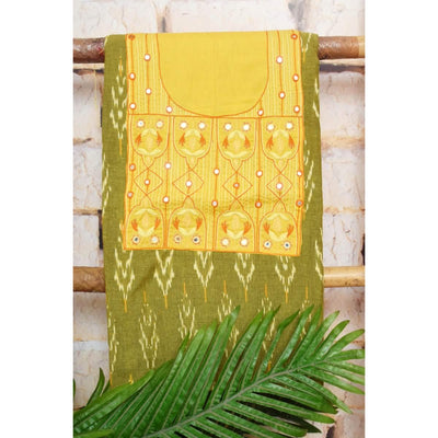 Ikat Kutch Embroidered Kurti