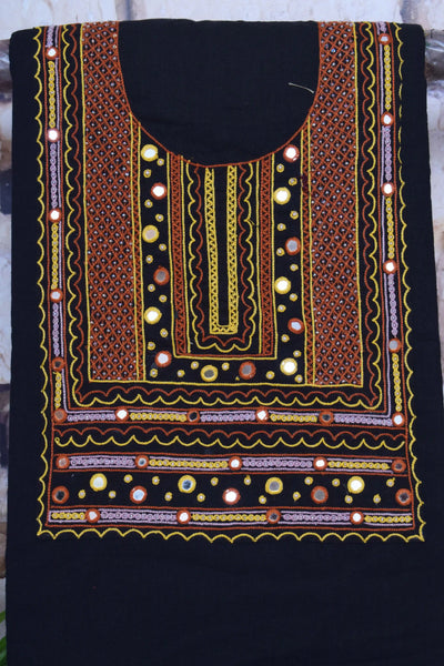 Hand Embroidered Cotton Designer Kurti - SSEthnics