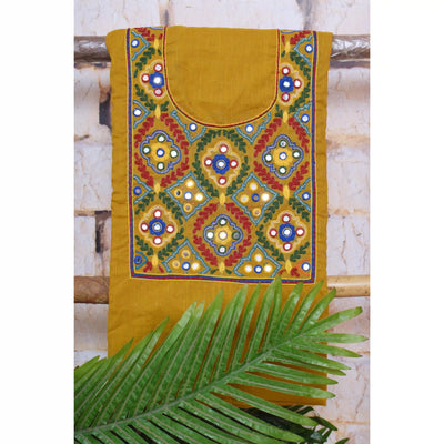 Hand Embroidered Cotton Designer Kurti - SSEthnics