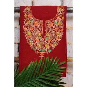 Kashmiri Aari work cotton kurti