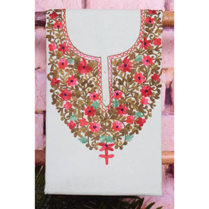 Kashmiri Aari work cotton kurti