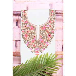 Kashmiri Aari work cotton kurti