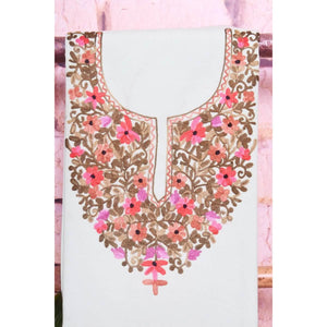 Kashmiri Aari work cotton kurti