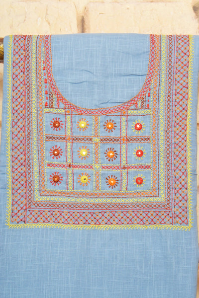 Lambani Hand Embroidered Kurti Fabric