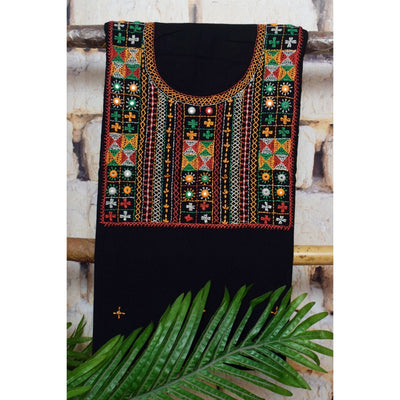 Lambani Hand Embroidered Kurti Fabric