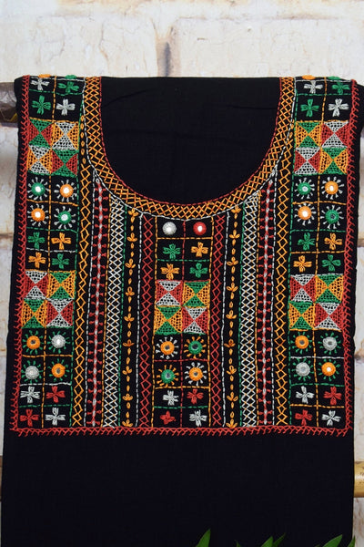 Lambani Hand Embroidered Kurti Fabric