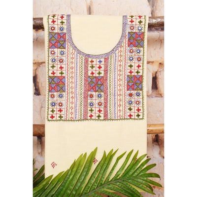 Lambani Hand Embroidered Kurti Fabric