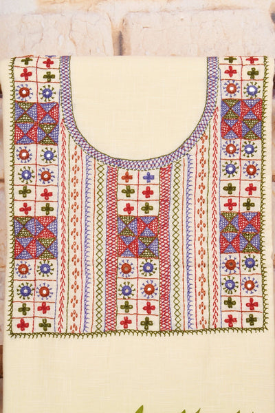 Lambani Hand Embroidered Kurti Fabric