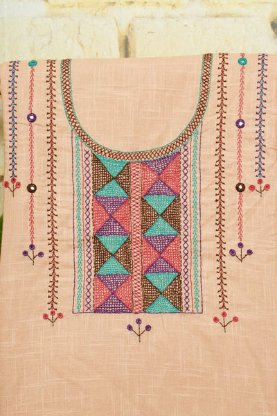 Lambani Hand Embroidered Kurti Fabric