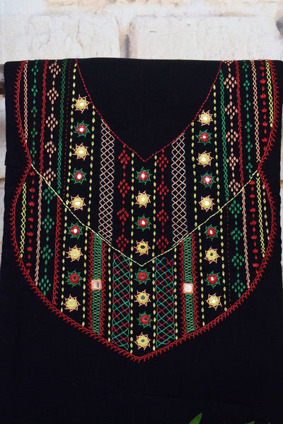 Lambani Hand Embroidered Kurti Fabric