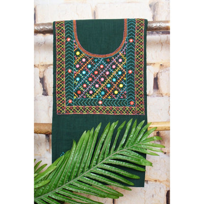 Lambani Hand Embroidered Kurti Fabric