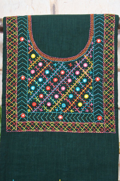 Lambani Hand Embroidered Kurti Fabric